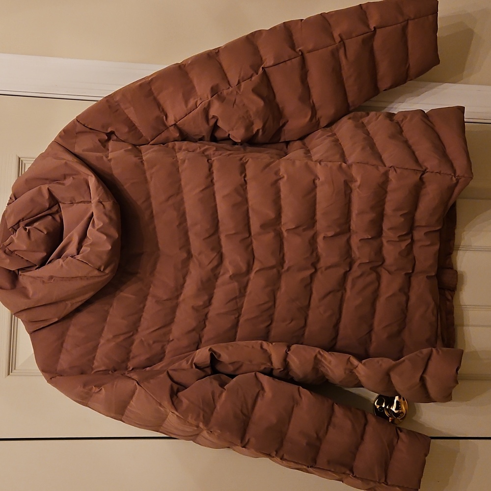Women's Quilted Puffer Parka Jacket - Picture 5 of 5
